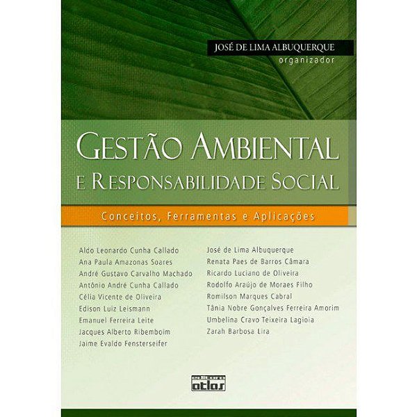 Livro Gestao Ambiental e Responsabilidade Social- Conceitos, Ferramentas e Aplica - Albuquerque