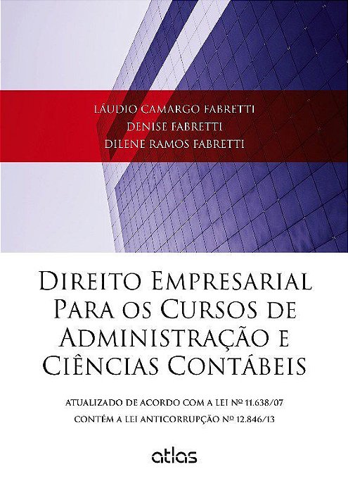 Livro Direito Empresarial para os Cursos de Administração e Ciências Contábeis