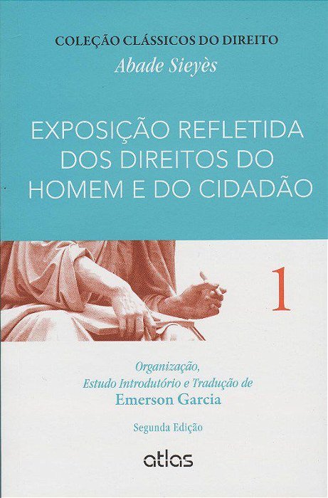 Livro Exposição Refletida dos Direitos do Homem e do Cidadão  Sieyes