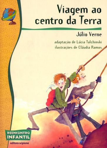 Livro Viagem ao Centro da Terra - - Lucia Tulchinski - Scipione