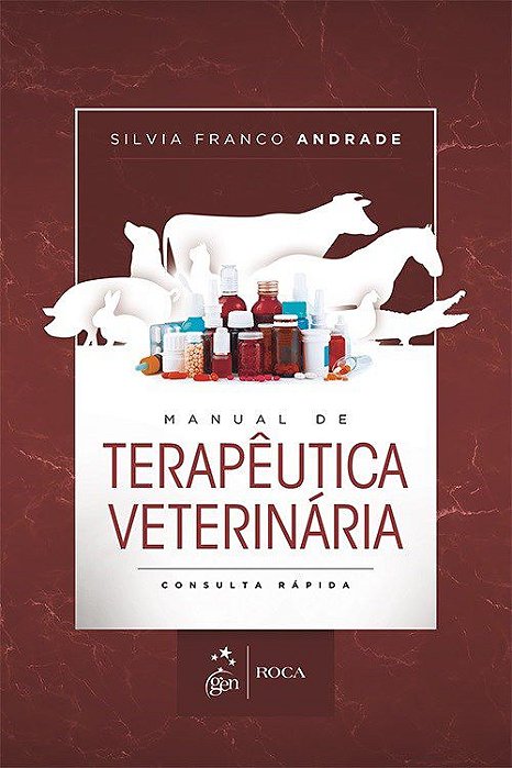 Livro Manual de Terapêutica Veterinária Consulta Rápida Andrade