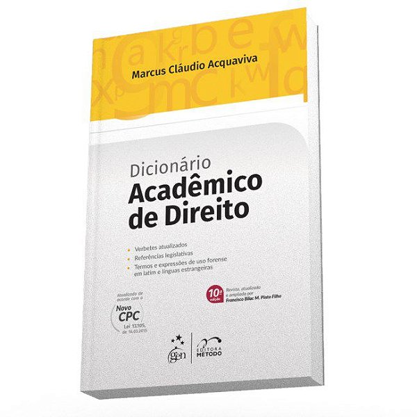 Livro Dicionario Academico de Direito - Acquaviva
