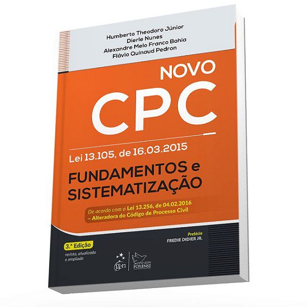 Livro Novo Cpc - Fundamentos e Sistematizacao - Theodoro Junior/nune