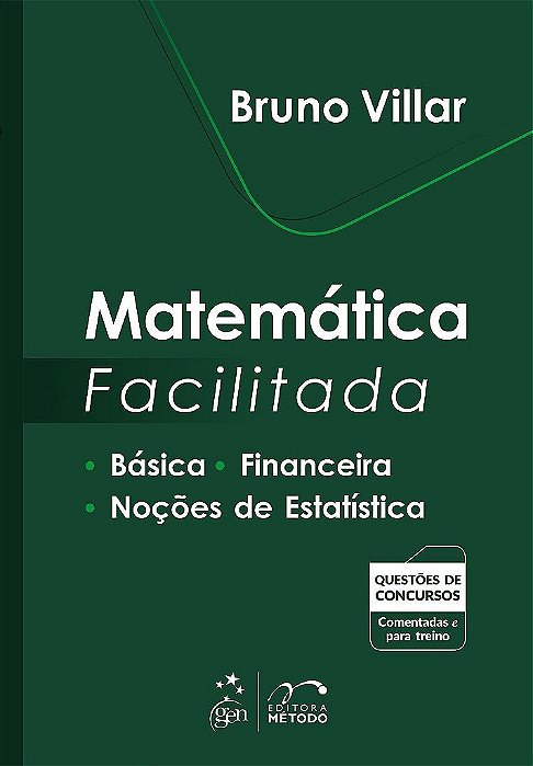 Livro Matematica Facilitada - Basica - Financeira - Nocoes de Estatistica - Villar