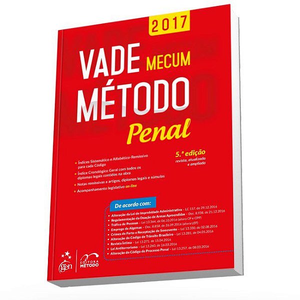 Livro Vade Mecum Metodo - Penal - Metodo