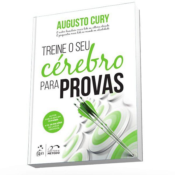 Livro Treine o Seu Cérebro para Provas  Cury