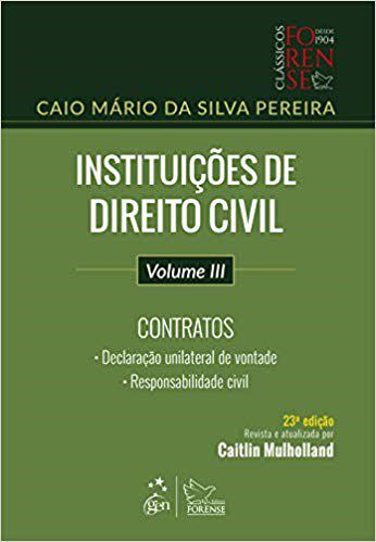 Livro Instituicoes de Direito Civil - Vol. Iii - Contratos - Pereira