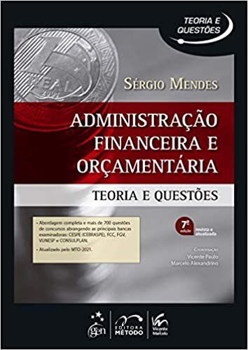 Livro Administração Financeira e Orçamentária: Teoria e Questões