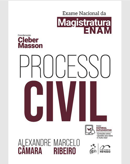 Livro Processo Civil - Exame Nacional da Magistratura - Câmara - Método