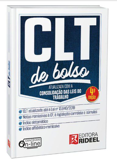 Livro Clt de Bolso: Atualizada com a Consolidacao das Leis do Trabalho