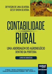 Livro Contabilidade Rural -  de Exercicios - Oliveira - Juruá