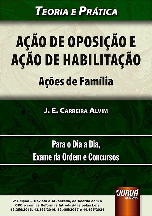 Livro Ação de Oposição e Ação de Habilitação