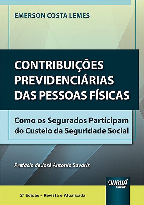 Livro Contribuições Previdenciárias das Pessoas Físicas