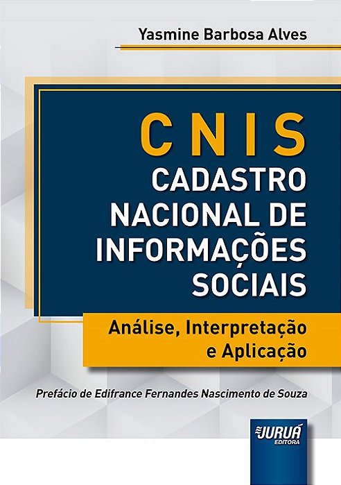 Livro Cnis: Cadastro Nacional de Informações Sociais  Alves