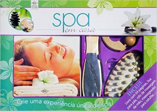 Livro Spa em Casa - Crie Uma Experiencia Unica de Spa - Kit - Hare