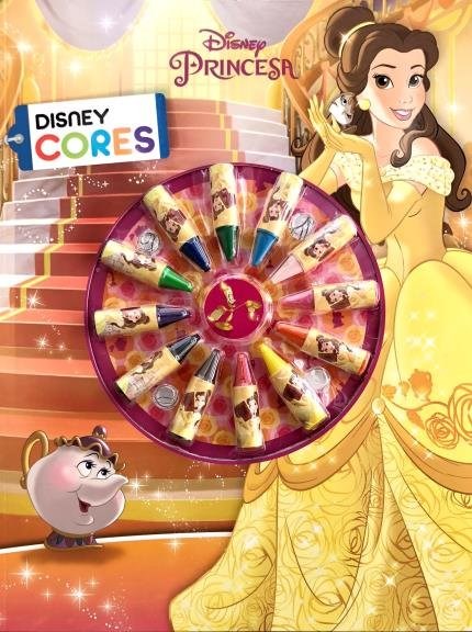 Livro para Colorir - A Bela e a Fera - Cores - Disney