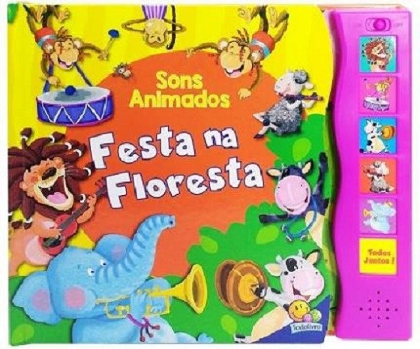 Livro Sons Animados: Festa Na Floresta Little Pearl Books