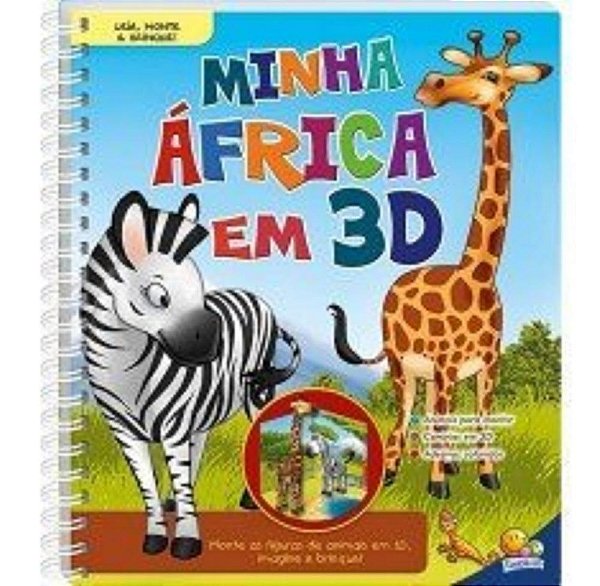 Minha Africa em 3d - Col. Leia, Monte e Brinque! - Todolivro