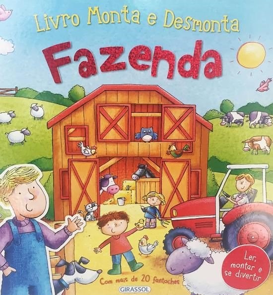 Livro Monta E Desmonta - Fazenda - Girassol