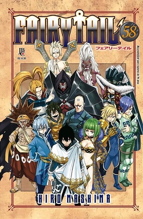 Livro Fairy Tail 58 - Mashima