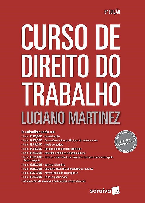 Livro Curso de Direito do Trabalho - Martinez