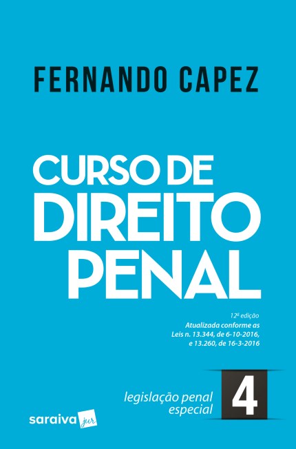 Livro Curso de Direito Penal - Vol. 4 - Legislacao Penal Especial - Capez