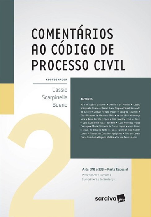 Livro Comentarios Ao Codigo De Processo Civil - Parte Especial - Vol 2 - Saraiva