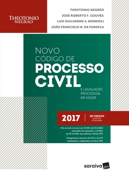 Livro Codigo de Processo Civil e Legislacao Processual em Vigor - Negrao/bondioli/gouv