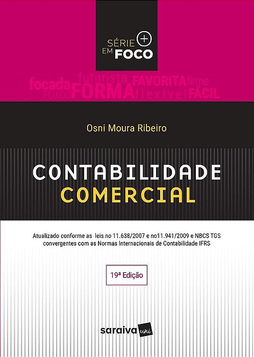 Livro Contabilidade Comercial - Ribeiro - Saraiva