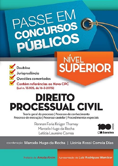 Livro Direito Processual Civil - Teoria Geral do Processo, Processo de Conhecimen - Garcia Junior
