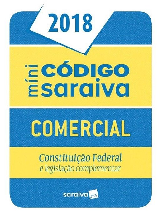Livro Minicodigo - Comercial - Constituicao Federal e Legislacao Complementar - Editora Saraiva