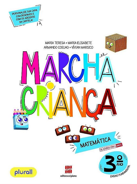 Livro Marcha Criança Matemática 3 ano - Teresa - Scipione
