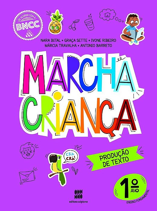 Livro Marcha Criança Produção de Texto 1 Ano -  Bital - Scipione