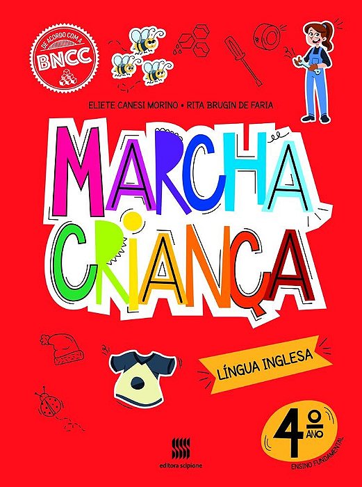 Livro Marcha Criança Inglês 4 Ano - Morino - Scipione