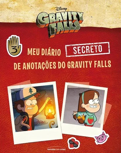 Livro Meu Diario Secreto de Anotacoes do Gravity Falls - Blanco