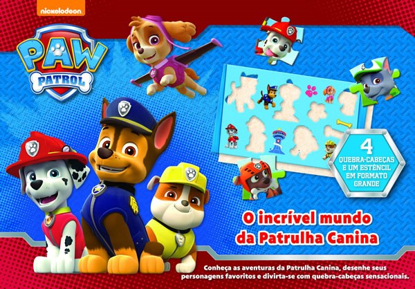 Livro Patrulha Canina: Incrivel Mundo - Nickelodeon