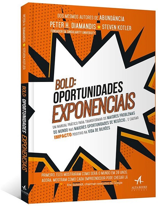 Livro Bold: Oportunidades Exponenciais - Diamandis - Alta Books