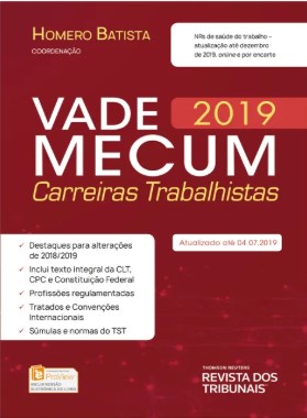 Livro Vade Mecum Carreiras Trabalhistas - Batista