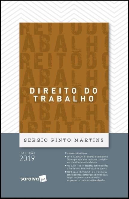 Livro DIREITO DO TRABALHO - MARTINS