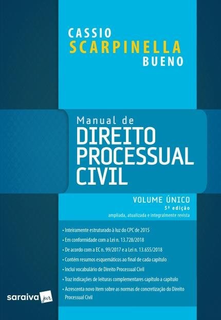 Livro MANUAL DE DIREITO PROCESSUAL CIVIL - BUENO