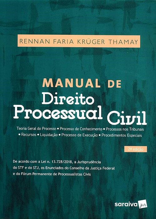 Livro Manual de Direito Processual Civil - Thamay