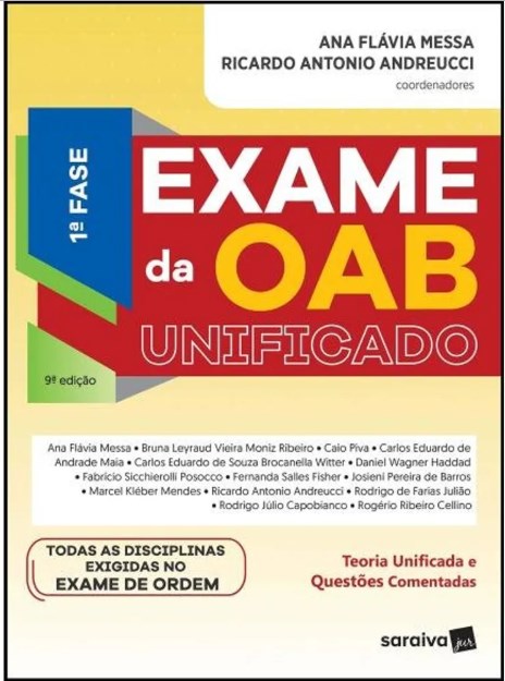 Livro Exame da Oab Unificado - 1 Fase - Andreucci/messa