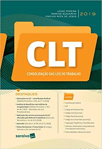 Livro Clt - Consolidacao das Leis do Trabalho - Pereira / Scalercio