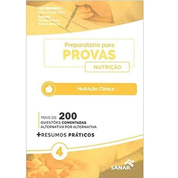 Livro Preparatório Para Provas Em Nutriçãoo Clínica - Pedicino - Sanar