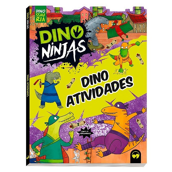Livro Dino Atividades - Roxo - Dino Ninjas - Vale das Letras