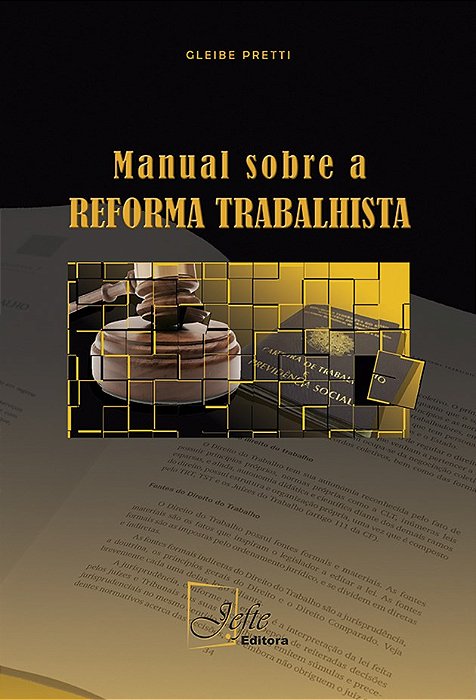 Livro Manual sobre a Reforma Trabalhista - Pretti