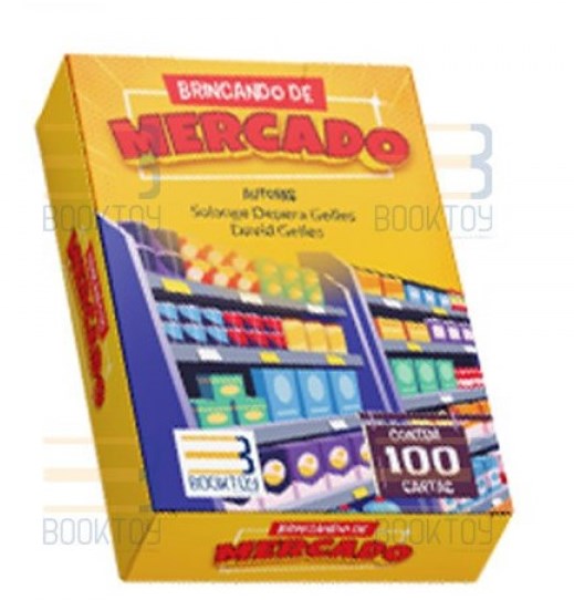 Livro Baralho Brincando de Mercado