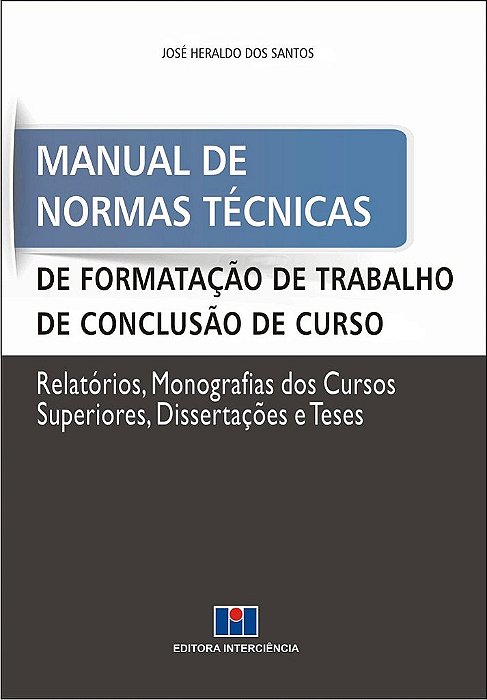 Livro Manual de Normas Tecnicas de Formatacao de Trabalho de Conclusao de Curso - Santos