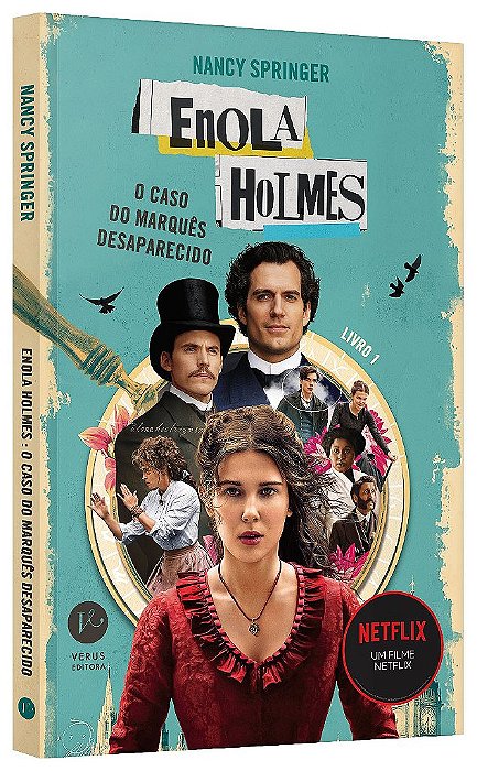 Livro Enola Holmes - Springer - Record