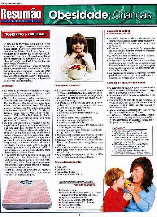 Livro Obesidade: Criancas - Beseler